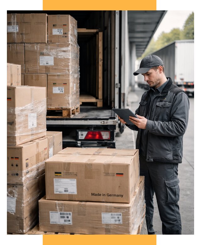 Доставка грузов из Германии от 45626 р. быстро - СетСервис-Клм