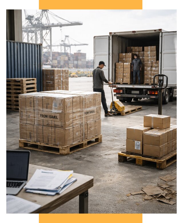 Доставка грузов из Израиля от 15209 р., логистика от СетСервис-Клм