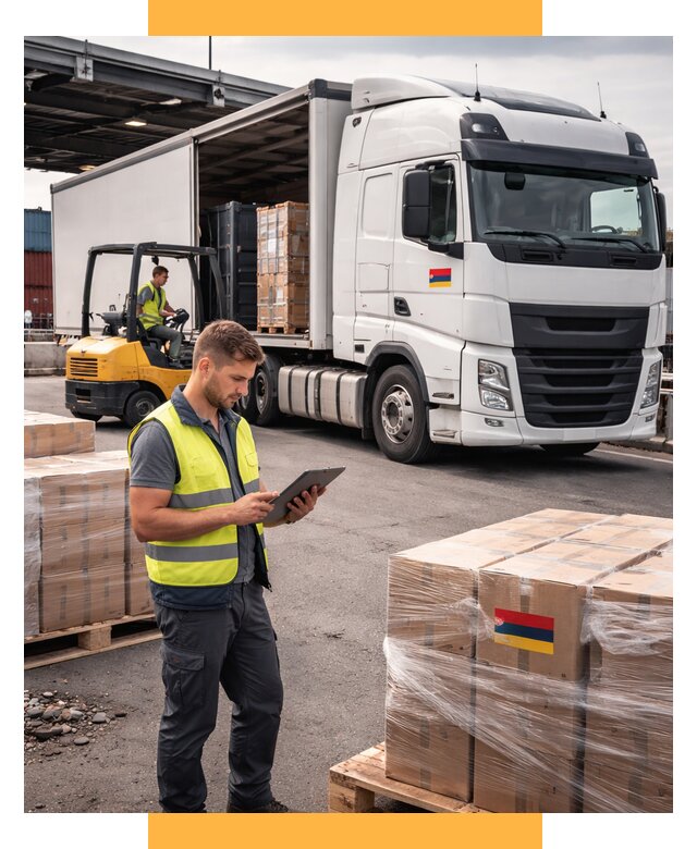 Автоперевозки из Армении от 96321 р. — услуги СетСервис-Клм