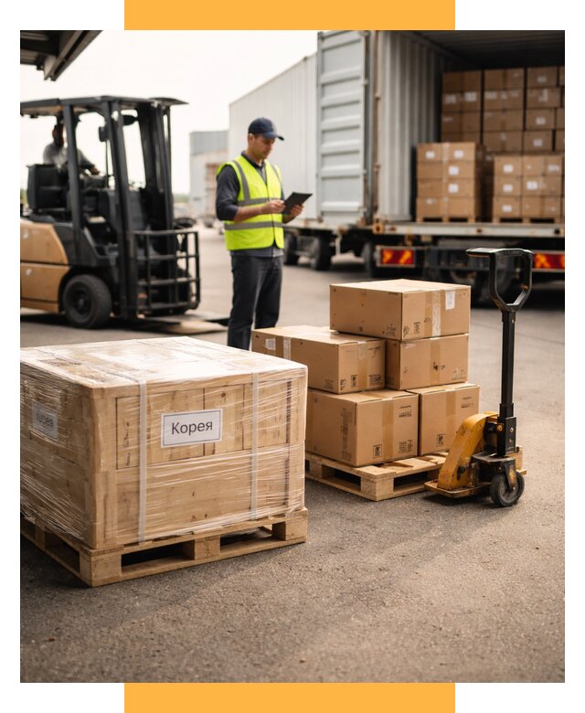 Доставка грузов в Корею из России от 35487 р. | СетСервис-Клм