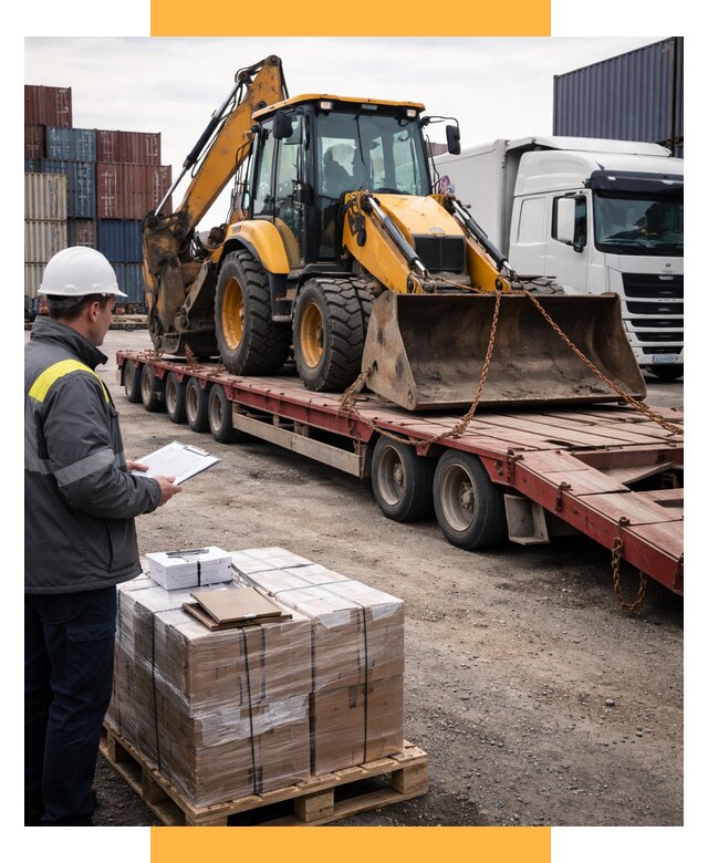 Международная перевозка спецтехники от 45626 р., СетСервис-Клм