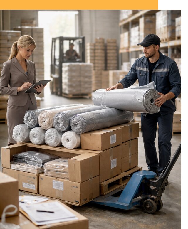 Перевозка текстиля по миру от 15209 руб. с таможней и страхованием