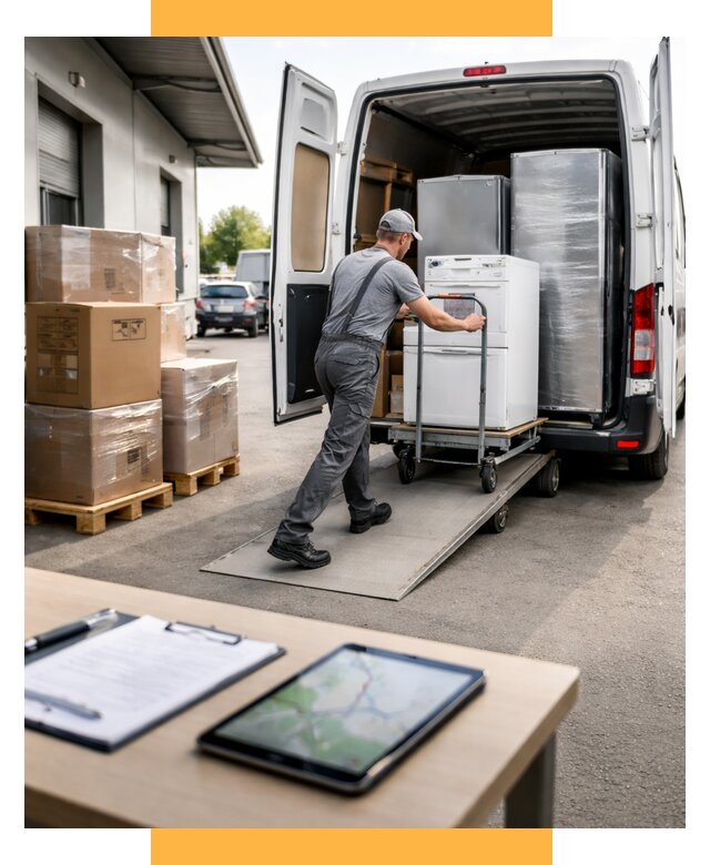 Перевозка бытовой техники от 6590 р. - логистика СетСервис-Клм