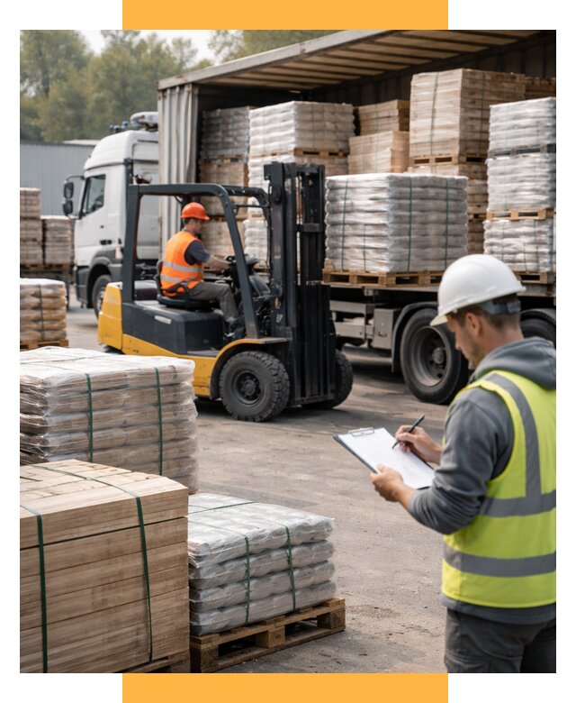 Перевозка строительных материалов от 5576 р. | СетСервис-Клм