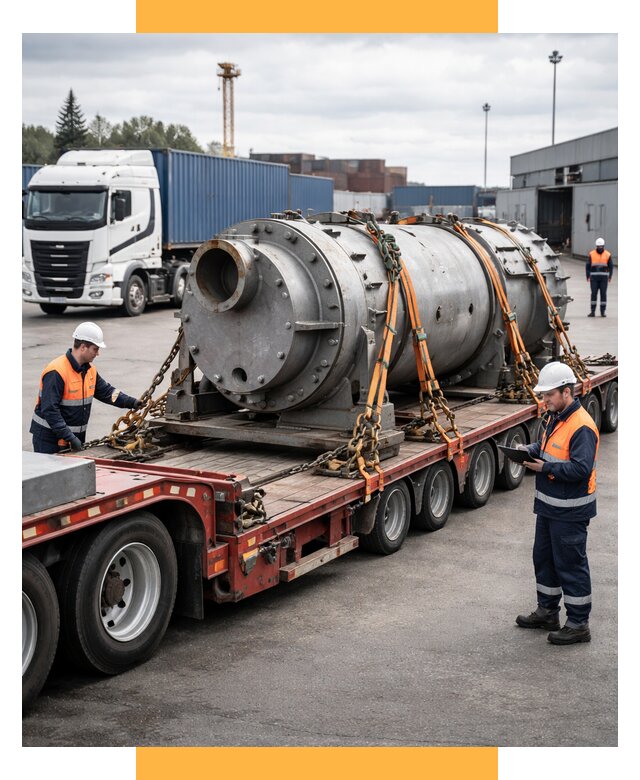 Перевозка тяжеловесных грузов под ключ от 152085 р. | СетСервис-Клм