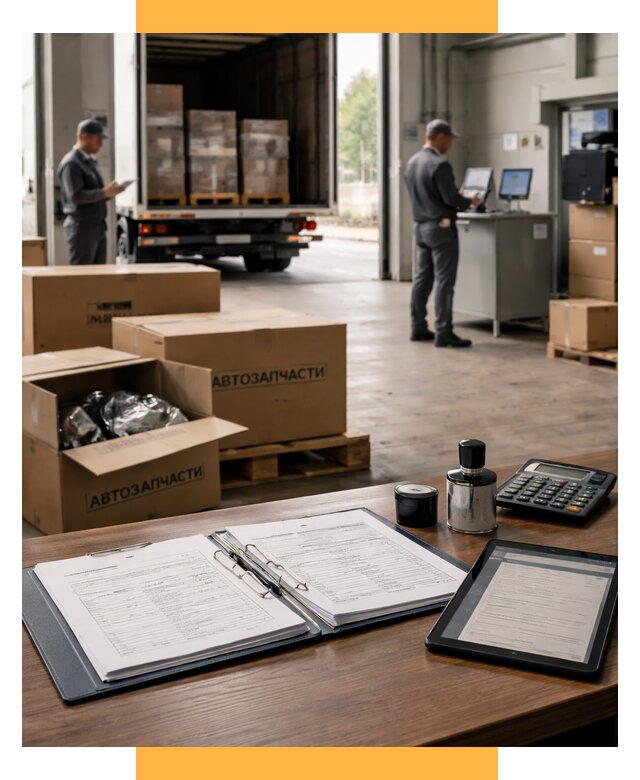 Таможенное оформление автозапчастей под ключ от 8618 р., СетСервис-Клм