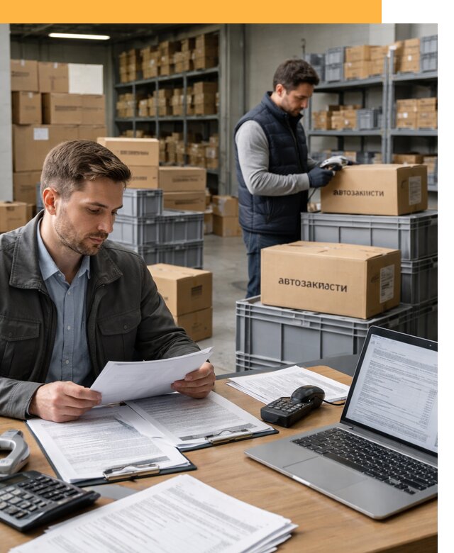 Таможенное оформление автозапчастей по выгодным тарифам от 8618
