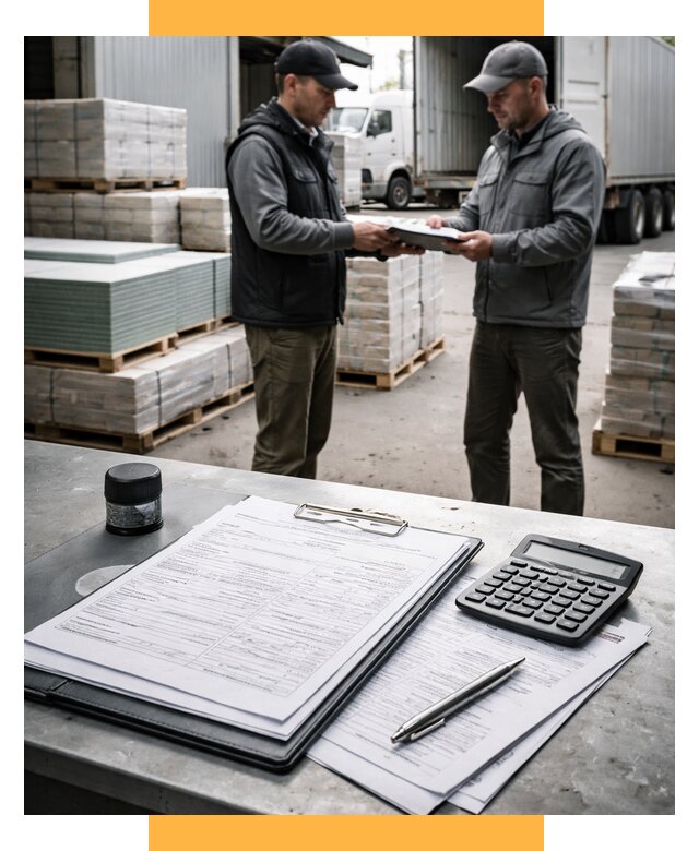 Таможенное оформление стройматериалов от 8618 р. | СетСервис-Клм